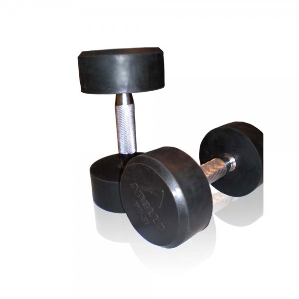 Dumbbell Round Rubber Coated (2 x 20kg)